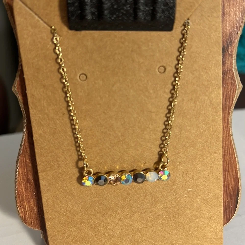 RHINESTONE CHOKER NECKLACE | FREE SHIPPING - Picture 3 of 3